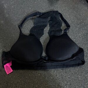 La SENZA Black Lace Bra Frontclasp 32A